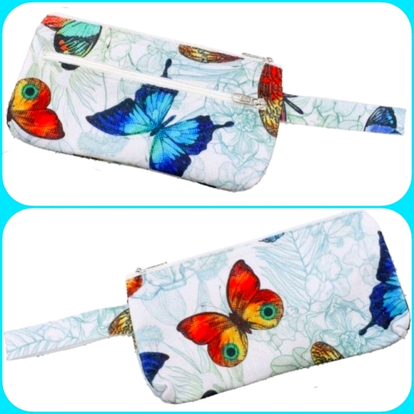 Butterfly 🦋 Large Wristlet - Picture 1 of 5
